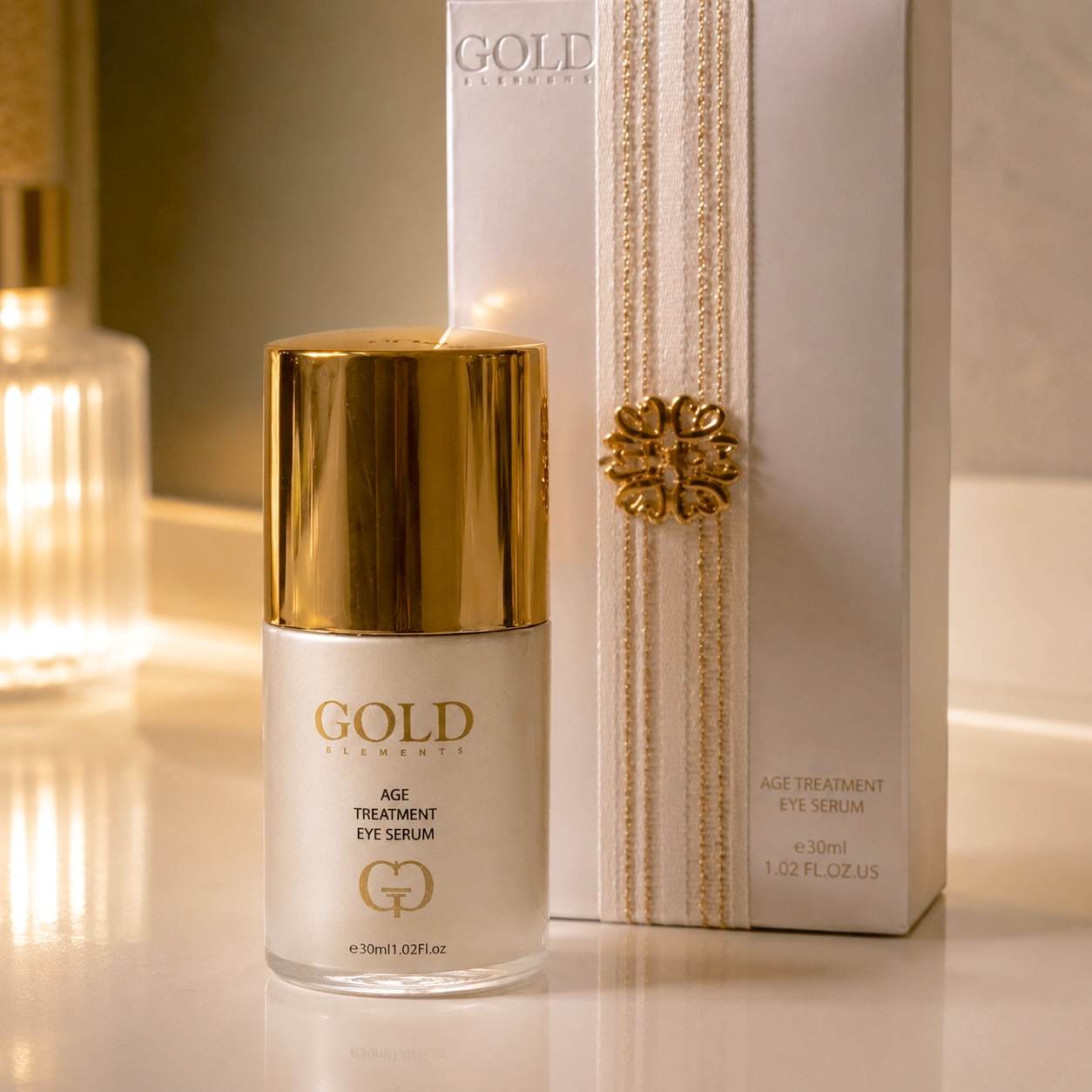 gold elements skincare eye treatment sérum